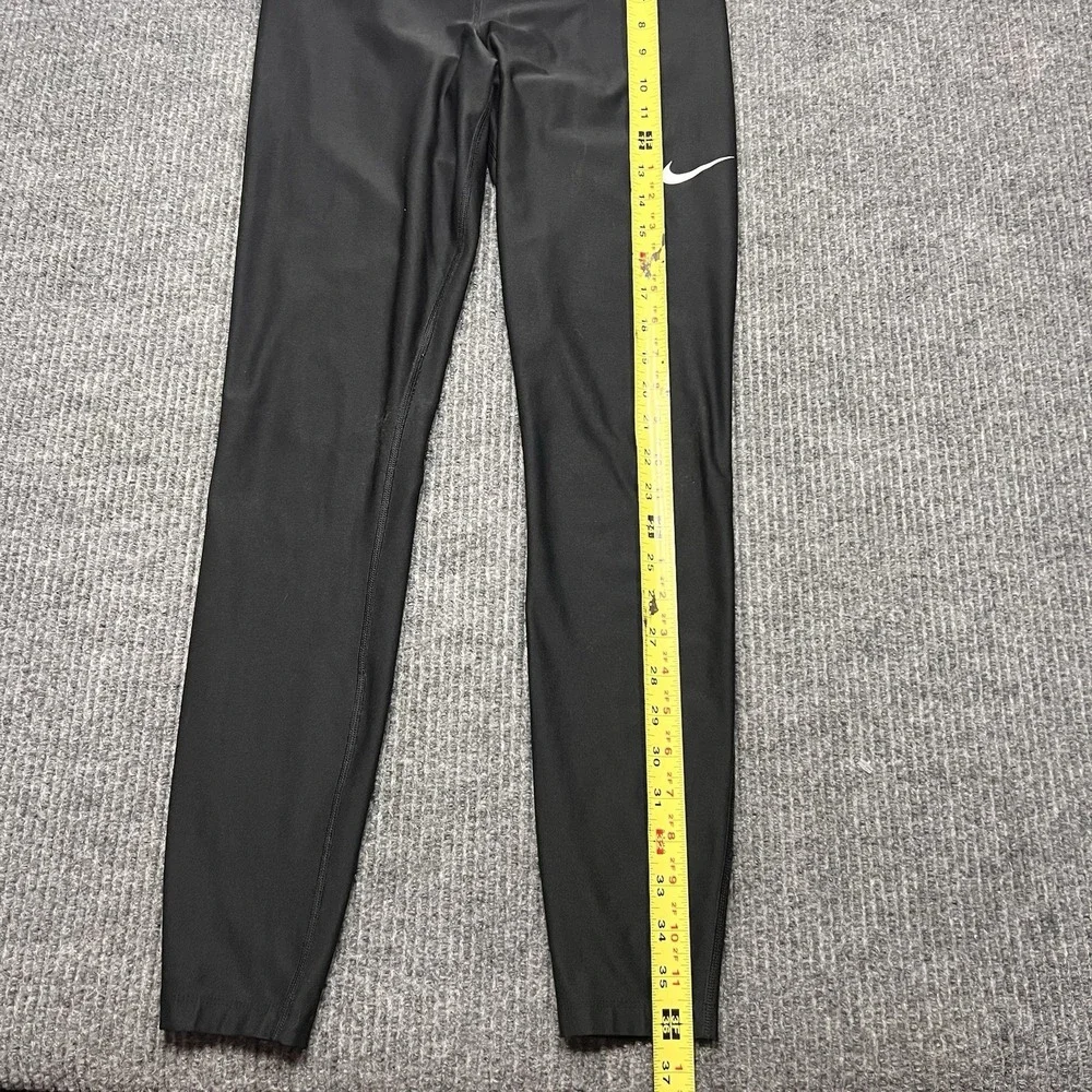 Nike Dri-fit High Rise Ankle Leggings Women's Small Yoga Running Pants‎ Black